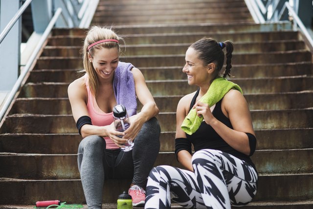 Taking a break after training