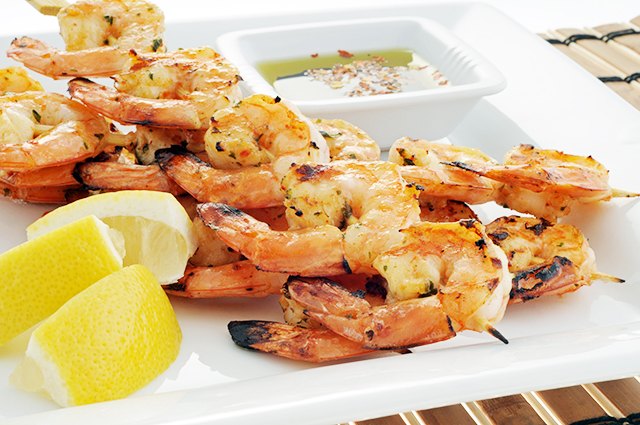 Grilled Shrimp.