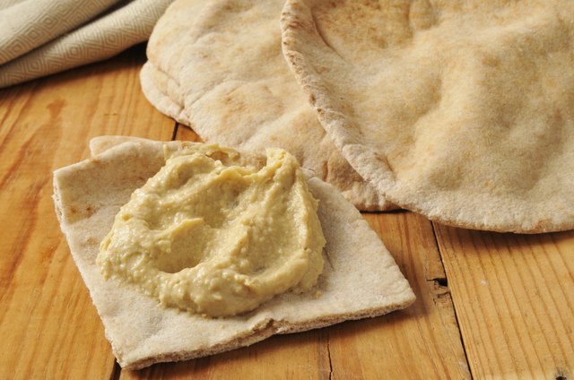 Hummus with pita bread