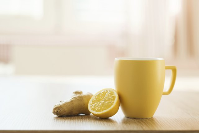 Detail of honey and lemon