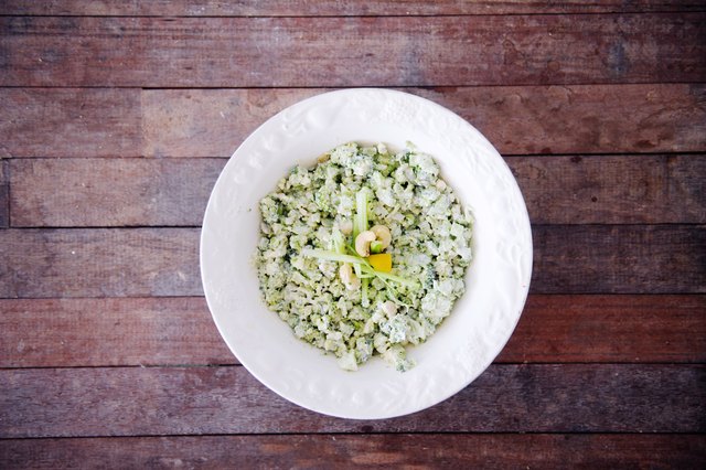Cauliflower Rice with Cashews and Lemon