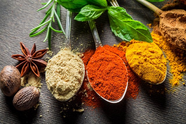 Intensive condiments on old spoons