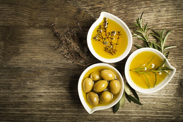 Olive oil with herbs